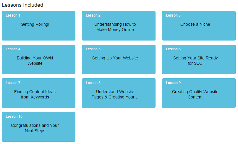 WA Level 1 Lessons