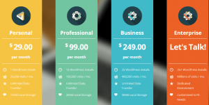 WPengine price plan